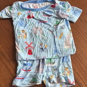 Blue Kids Pajamas with Fun Print